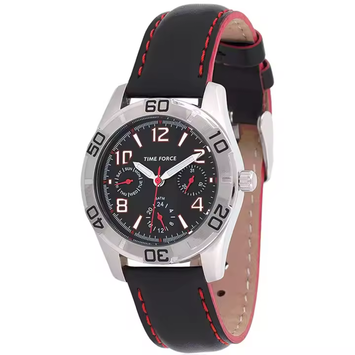 Time Force Tf4119b04  Reloj Para Para Chico Color Negro - 1