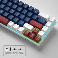 Teclado Mecánico Portátil MageGee 60% MK-Box Con Iluminación LED Compacto De 68 Teclas Para Oficina Y Juegos En Windows PC - details 1