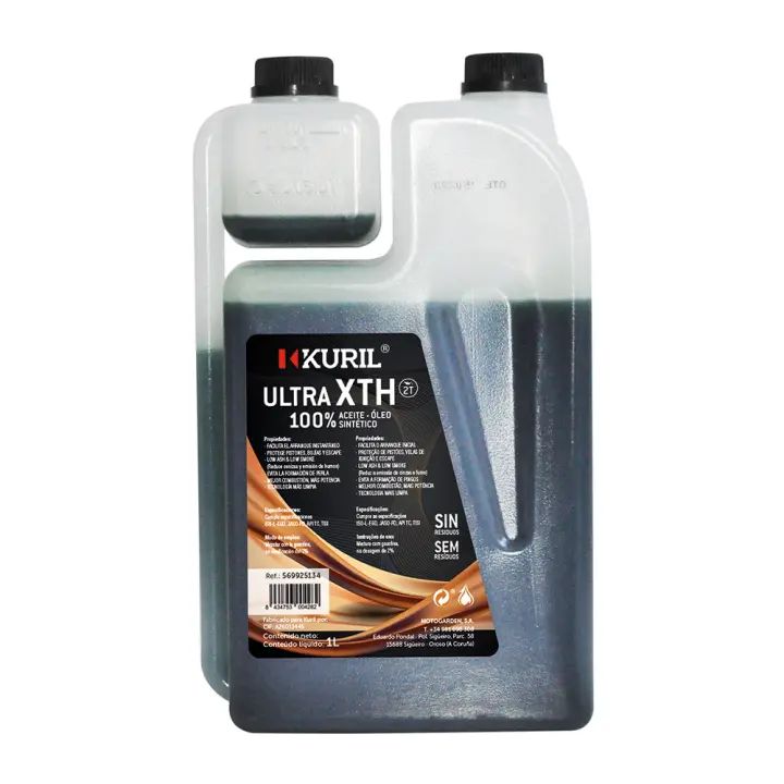 ACEITE 2T 100% SINTÉTICO 1L CON DOSIFICADOR PARA HERRAMIENTAS MANUALES - 1