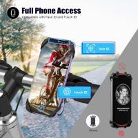 Universal Bicycle Motorcycle Cell Phone mount, 360° Rotatable Adjustable Bike Phone Mount Compatible for 4" to 6.7" Smartphones - details 1