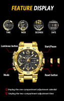 Reloj De Pulsera LIGE Para Hombre Resistente Al Agua Con Pantalla Dual LED Y Luminosidad Deportivo De Outdoor Y Business Cronógrafo Cuarzo De Moda - details 10