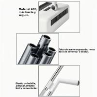 Kit De Limpieza 3-en-1 Con Escoba Plegable Y Escoba Para Suelos Multisuperficie Durable Para Uso En Hogar Y Dormitorios - details 5