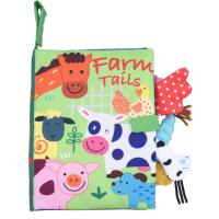 Libros De Tela Para Bebés Con Colas De Animales Suaves Juguetes Educativos Tempranos Mermaid Non-toxic Crinkle Fabric Material - details 2