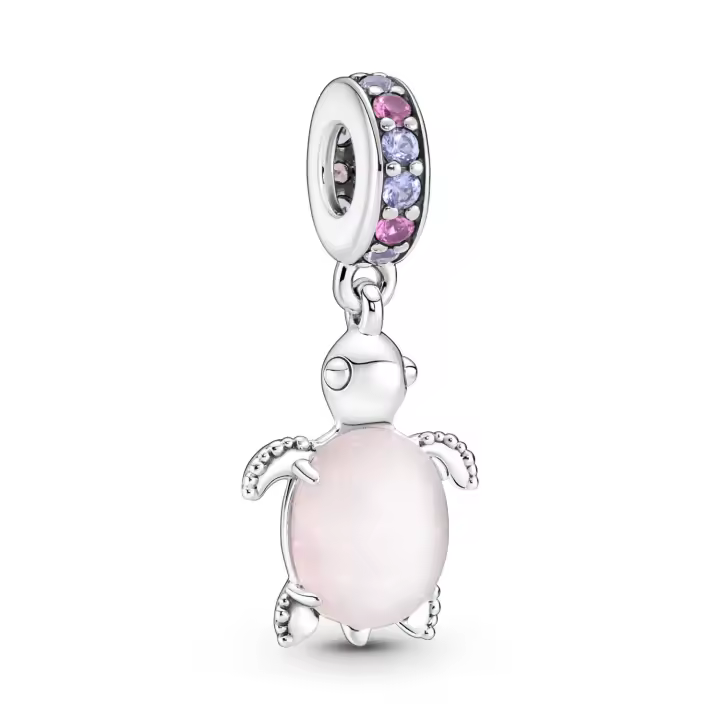 Charm colgante Pandora 798939C02 tortuga marina - 1