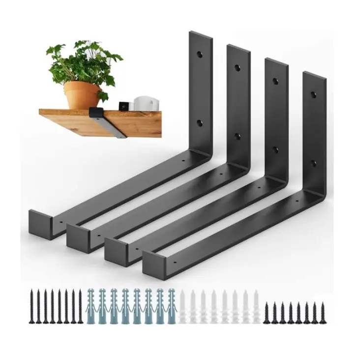Soporte de estante [4 piezas] para escritorio de salón, 20 cm - 1
