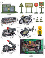 Juego De Modelos De Camiones De Incendio Y Coches Para Niños Kit De Juguete De Ingeniería Con Avión Y Tren Excavadora Regalo Para Niños - details 6