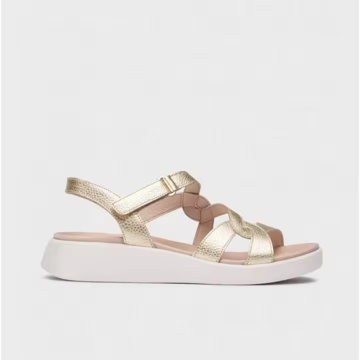 Calzado Sandalias marca Wonders modelo C-6541-Pt para mujer en color metal - 1