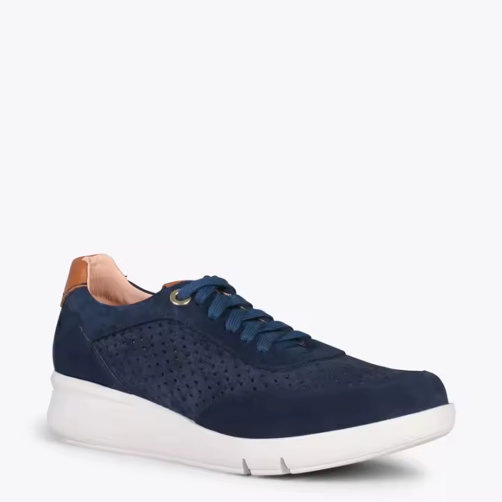 Mimao . Blucher Deportivo con Cuña. Marino. - 1