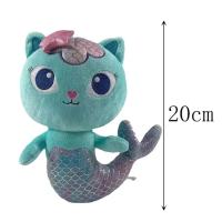 Muñeca De Peluche Gabby Casa De Muñecas Dibujos Animados Gato Sonriente Juguete Para Niñas Regalos De Cumpleaños Animal De Peluche - details 3
