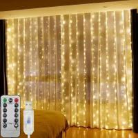 Luz De Navidad LED De Cadena De Hadas 3M 4M 6M 8 Modos USB Decoración De Fiesta Boda Cumpleaños Y Año Nuevo Garland De Luces - details 12