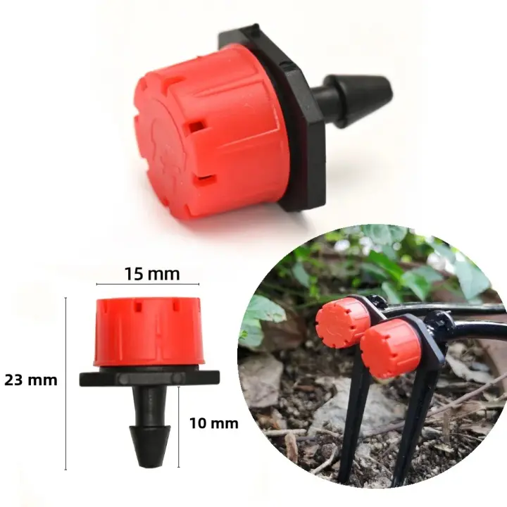 50pcs Conectores De Barba Para Riego Jardín Maceta Conexiones De Tubería 4/7mm Accesorios De Jardín De Plástico PP - 1