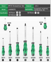 Kit De Destornilladores LAOA 6/9 Piezas Con Bolsa De Lona Magnética Y Magnetizador De Acero Cr-V Para Herramientas Manuales Incluye Destornilladores Phillips Y Clavos - details 4
