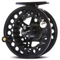 Carrete De Pesca Al Fly Sougayilang CNC Machined Aluminio Cuerpo Acero Inoxidable Eje Principal Knob Antideslizante 5/6 Pesca - details 1