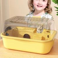 Caja De Rattus Doble Capa Para Hamsters Pequeños Animales De Estilo Portátil Casa De Mascotas Para Rattus Y Cobayas - details 7