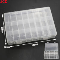Caja De Almacenamiento Portátil Transparente Organizador De Plástico Con Cubierta Para Joyería Pendientes Tornillos Piezas 10/15/18/24/36 Cajas - details 4