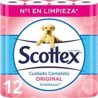 Scottex Orginal Papel Higiénico 96 rollos,12rollos*8paquete,rollos dos capas que proporcionan el equlibro adecuado en suavidad - details 2