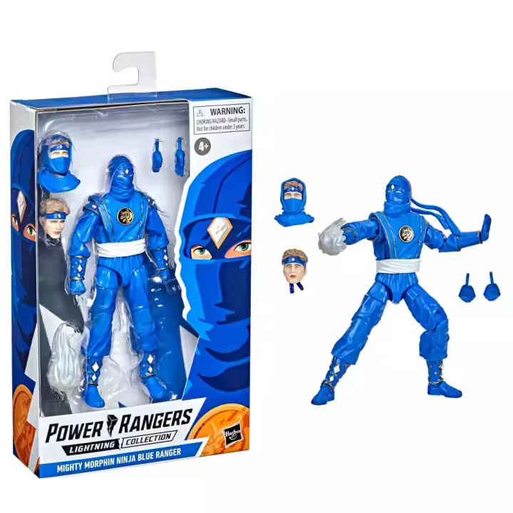 POWER RANGER LIGHTNING COLLECTION MIGHTY MORPHIN NINJA BLEU RANGER - 1