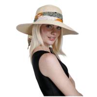 Kebedo Moda Sombrero de Paja de ala Ancha para Mujer, Gorra de paja mujer protección UV, Gorro Pamela Grande, Sombrero Femenino Verano para el Sol, Playa, Jardín, Vacaciones, Talla Unica Ajustable 56-57CM - details 2