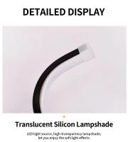 Lámpara De Mesa LED De Forma Espiral RGB Blanca Dimmerable Con Control Por USB 5V Para Decoración De Habitación Y Despacho - details 6