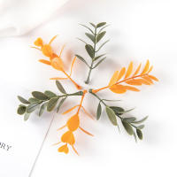 20PCS Hojas Artificiales Para Decoración De Bodas Fiesta Hogar DIY Embalaje De Caramelos Y Pasteles Guirnalda Navidad - details 7