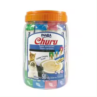 Snack para gatos CHURU CAT VARIEDADES DE ATUN 50 X 14 GR EU151 - 1