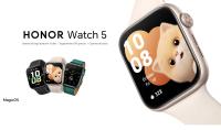 Reloj Inteligente HONOR Watch 5 Green / Gold / Black, Batería de larga duración 15 días  |  Seguimiento GPS preciso  |  Escaneo de salud - details 0