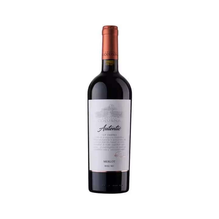 AUTENTIC - Merlot 2017 - vino tinto, tranquilo, seco, de Chateau Cojusna, Moldavia - 1