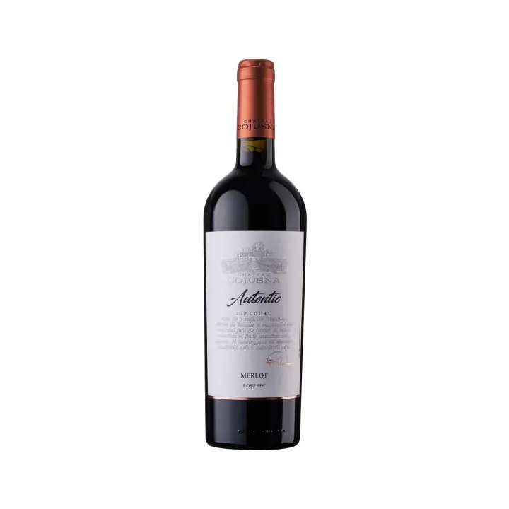 AUTENTIC - Merlot 2017 - vino tinto, tranquilo, seco, de Chateau Cojusna, Moldavia - 1