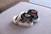 Nuevos Zapatos De Lona Para Niños 2023 Otoño Moda Cuadros Botines Niñas Y Niños Antideslizantes Casual Transversal Adecuado Para Exterior - details 4