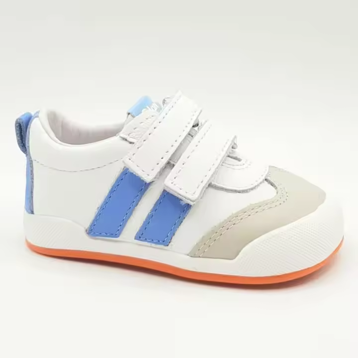 Zapatillas deportivas para primeros pasos Blanditos by Crios, Modelo Milán Azulón, calzado respetuoso, drop 0 - 1