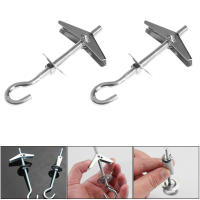 2Pcs Gancho Rotativo Para Techo Metálico Reutilizable Con Resorte Toggle Para Colgar Lámparas Colchas Y Decoración De Fiesta - details 10