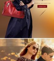Bolsos cruzados de cuero PU suave para mujer, bolsos casuales, bolso de hombro con asa superior, bolsos grandes de diseñador, calidad de lujo, nuevo - details 6