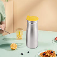 Cacerola Fría De 1/1.3L Con Manija a Prueba De Fugas Botella De Bebida De Gran Capacidad Para Té Leche Jugo Y Agua - details 12