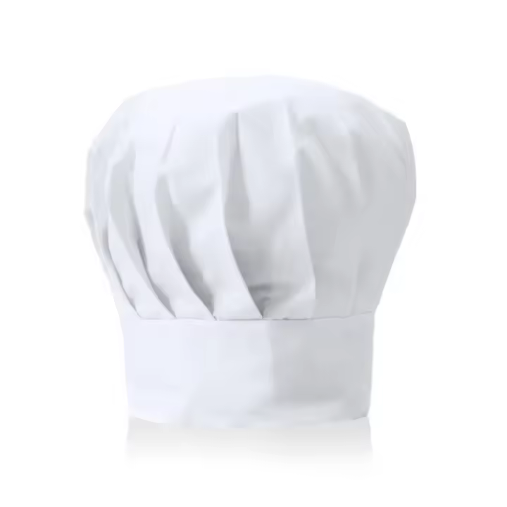 Gorro de cocina NILSON Blanco - Accesorio de cocina de alta calidad para chefs y aficionados - 1