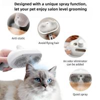 Peine Para Mascotas Con Sprayer Elimina Pelo Flotante Y Estiliza El Pelo De Perros Y Gatos Accesorios De Aseo Para Mascotas - details 1