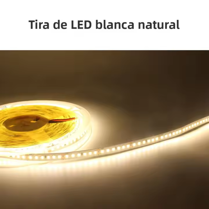 Tira De Luz LED SMD2835 DC24V 180LEDs/m 8mm 5M 10M WW CW NW Suave Barra De Lámpara Dimmable Iluminación Lineal Para Decoración De Habitaciones - 1