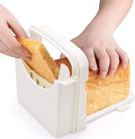 Multifunctional Sandwich/Toast Maker,Folding and Adjustable Manual Handhold Homemade Slicer for Cutting Bread with 4 Slice Thickness Quick and Safe - details 2