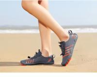 Zapatos para nadar al aire libre, zapatos para trekking en ríos, zapatos de playa descalzos y agradables para la piel, zapatos acuáticos antideslizantes para esnórquel que interfieren con la velocidad MOV - details 3
