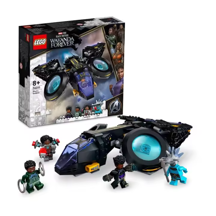 LEGO Marvel Super Heroes 76211 Sunbird de Shuri edad 8+ número de piezas 355 23L76211 - 1