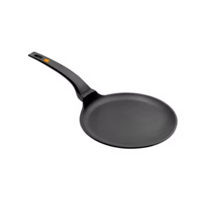 Bra - Crepera Efficient 26 cm, Robusto y Duradero, Aluminio Fundido, Revestimiento Antiadherente Teflón, Apto Inducción - 1