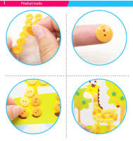Puzzle De Botones DIY Para Niños Manualidades Creativas De Dibujo Y Pintura Juguete De Artesanía Para Clase De Arte - details 6