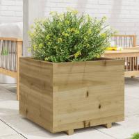 vidaXL Jardinera madera de pino impregnada 60x60x49,5 cm - details 1
