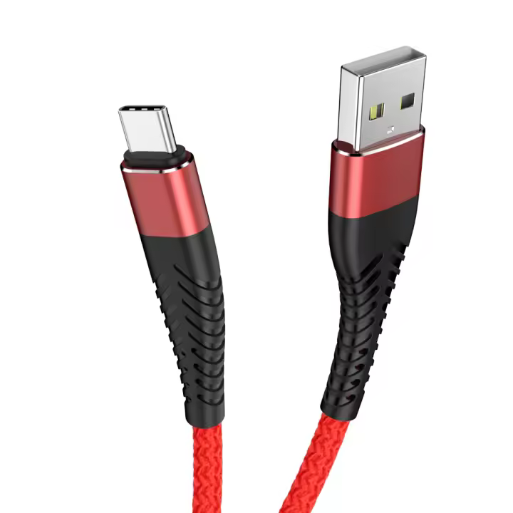 Cable De Carga Rápida USB Tipo C Para Samsung S23 S22 S21 Xiaomi Redmi Huawei OnePlus Longitud De 3m Color Negro Azul Rojo Blanco Compatible Con Varios Modelos De Teléfonos Móviles - 1