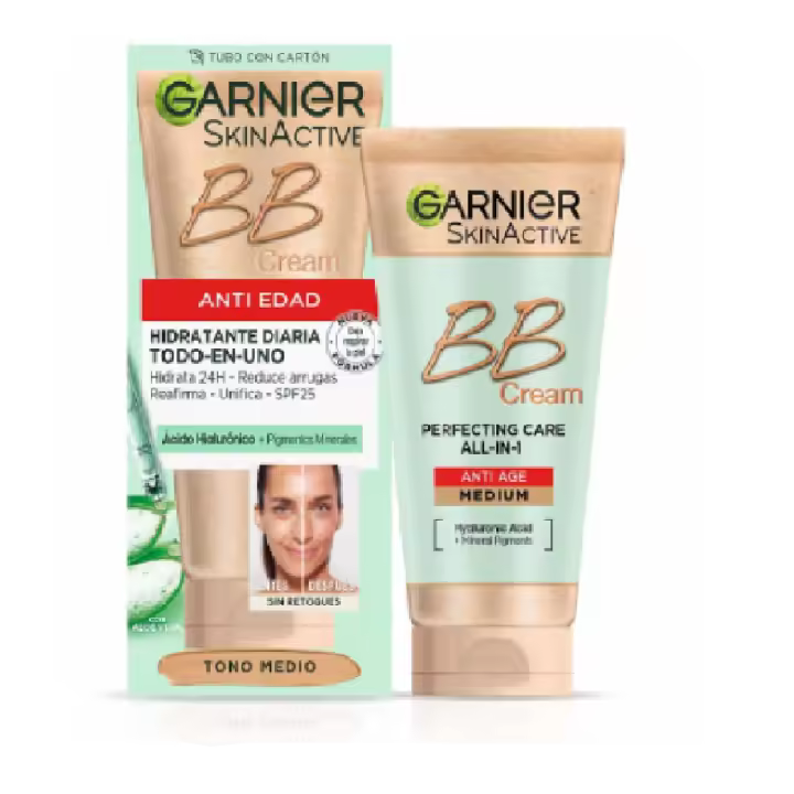 Garnier SKINACTIVE BB CREAM piel mixta a grasa hidratante diario SPF25  50 ml - 1