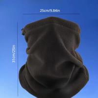 MEJORADA MH-030 Braga de Cuello y Máscara Facial de Forro Polar para Invierno - A Prueba de Viento, Bandana Térmica para Deportes al Aire Libre y Ciclismo - details 3