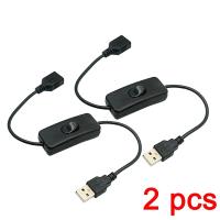 2 PCS Cable De Interruptor USB Con Extensión ON/OFF Para Luz De Mesa LED Y Auriculares Cable De Suministro De Energía Durable Adaptador Para Ventilador USB - details 0