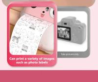 Cámara Digital Para Niños Q5 1080P HD Con Impresión Térmica Y Tarjeta De Memoria De 32G Cámara De Juguete Para Niños Con Papel De Impresión - details 6