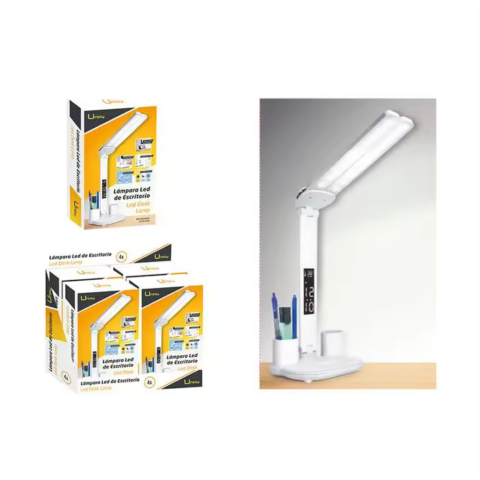 UMAY LAMPARA ESTUDIO LED RECARGABLE CON CUBILETES AURICULARES 18x30x5 Cms. - 1