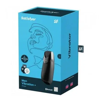 Satisfyer Men Heat Vibration+ Negro Satisfyer - 1