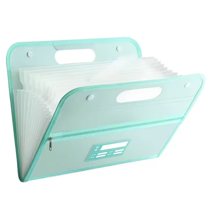 Carpeta De Archivo A4 Con 13 Bolsillos Organizador De Papel Húmedo Gran Capacidad Multi-capa Para Escuela Y Oficina - 1